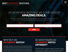 Tablet Screenshot of bestautomaticwatches.com